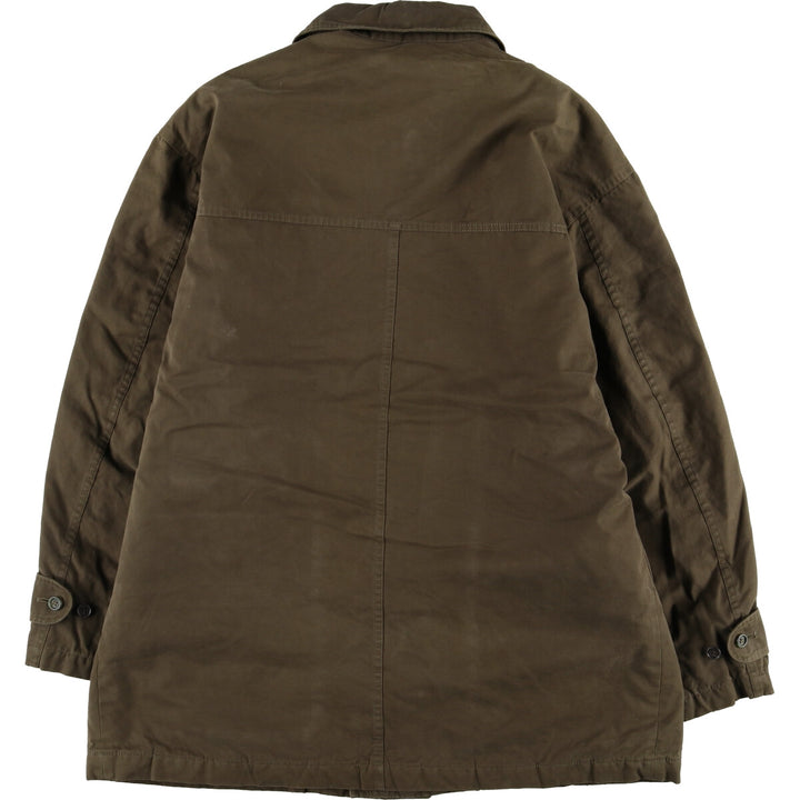 Burberry's padded cotton jacket, men's size XL cotton Khaki type Vintage Second Hand