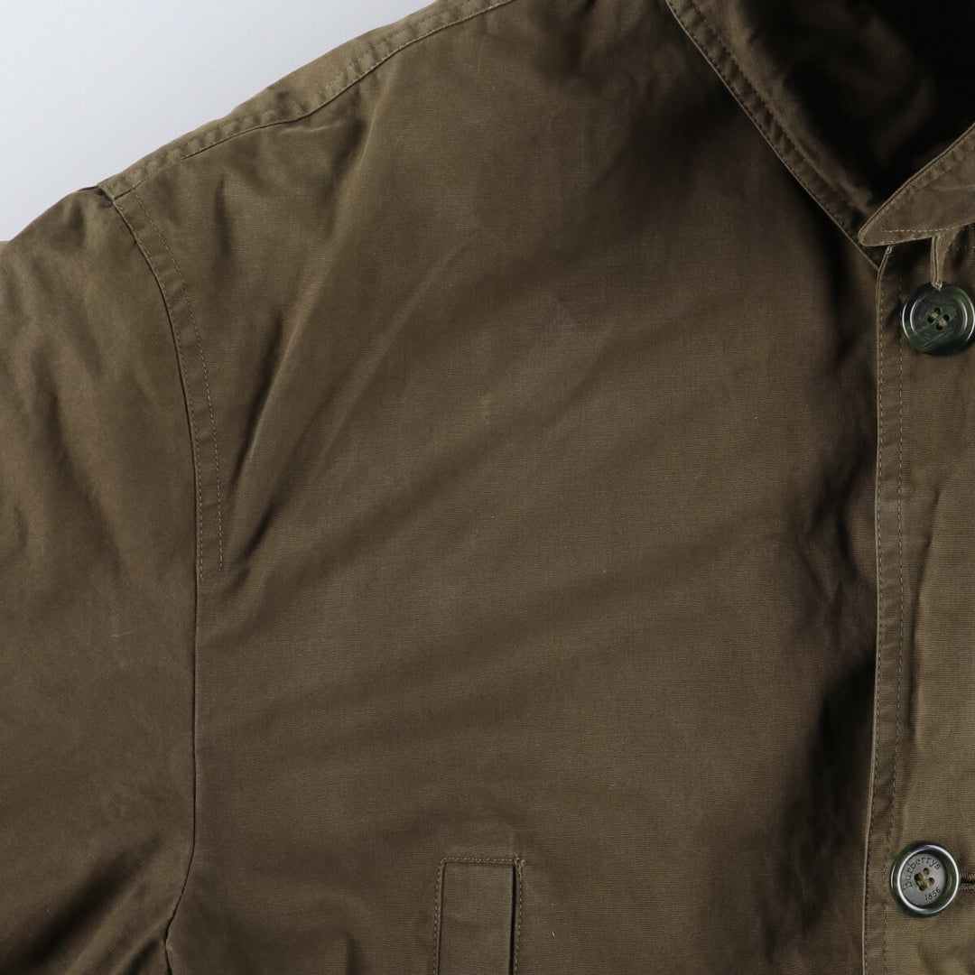 Burberry's padded cotton jacket, men's size XL cotton Khaki type Vintage Second Hand