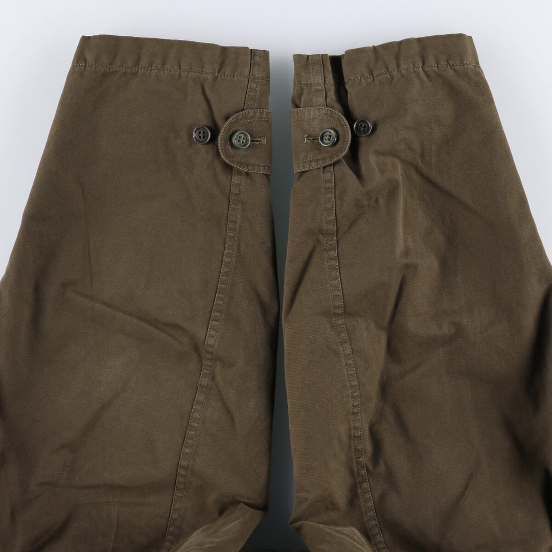 Burberry's padded cotton jacket, men's size XL cotton Khaki type Vintage Second Hand