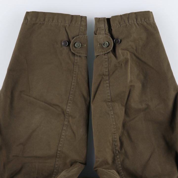 Burberry's padded cotton jacket, men's size XL cotton Khaki type Vintage Second Hand