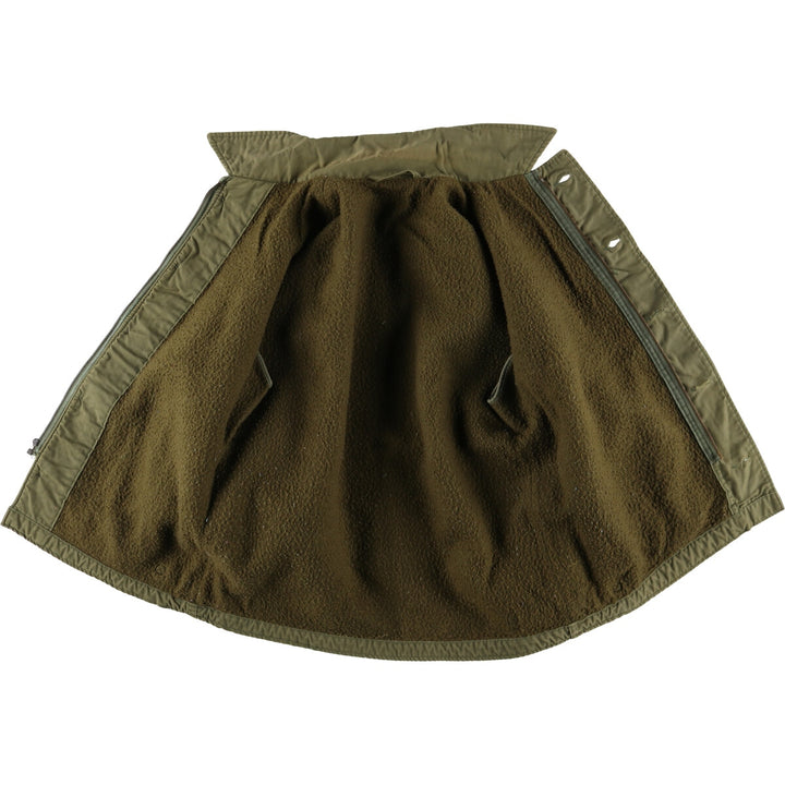 A-2 type military deck jacket, men's size L unclear Khaki type Vintage Second Hand