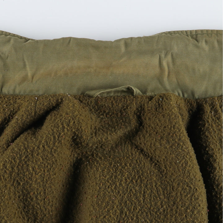 A-2 type military deck jacket, men's size L unclear Khaki type Vintage Second Hand