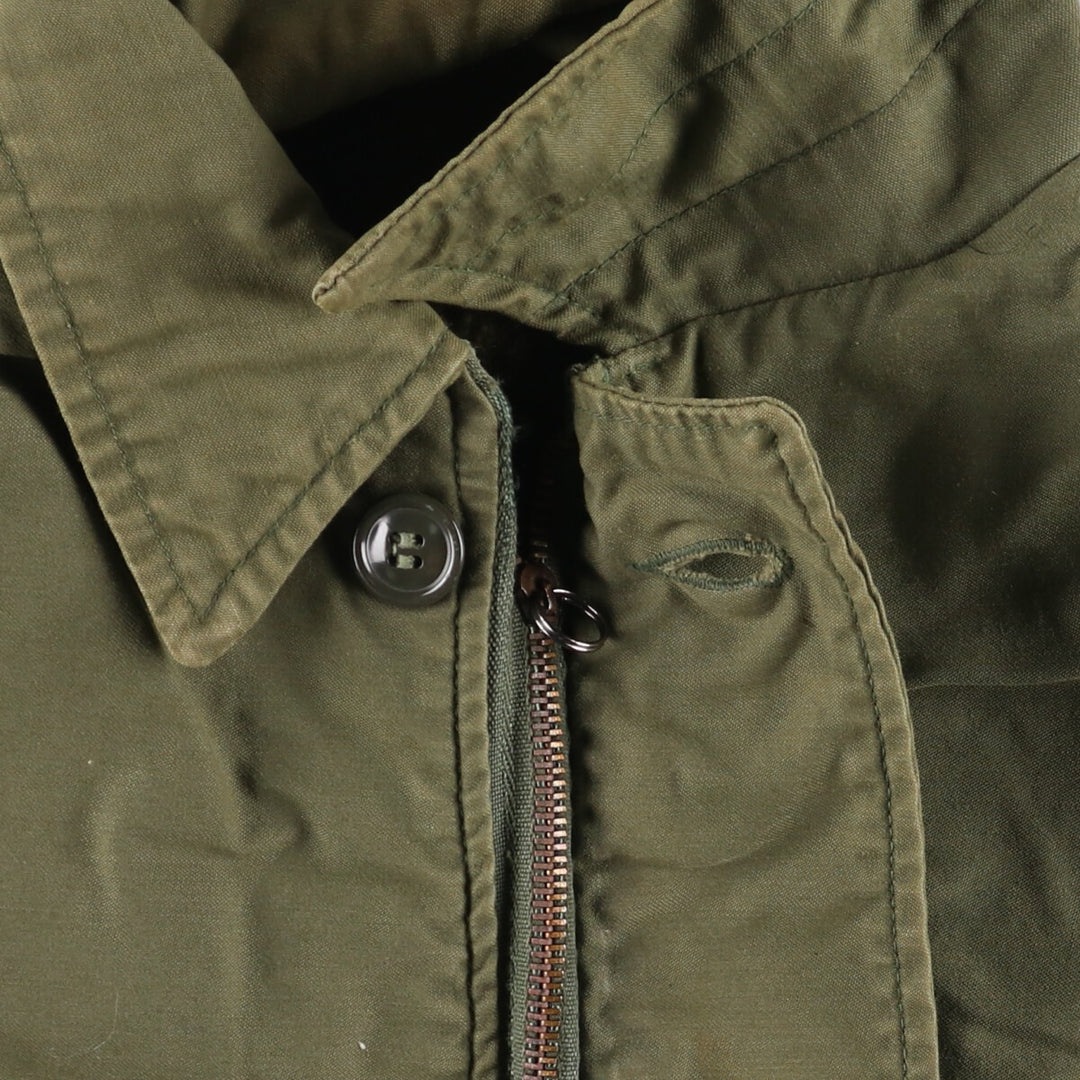 A-2 type military deck jacket, men's size L unclear Khaki type Vintage Second Hand