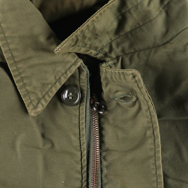 A-2 type military deck jacket, men's size L unclear Khaki type Vintage Second Hand