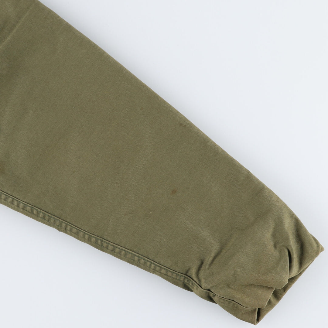A-2 type military deck jacket, men's size L unclear Khaki type Vintage Second Hand