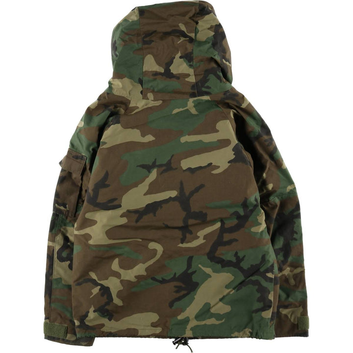 80'S US military genuine camouflage pattern ECWCS 1st GEN early model military Gore-Tex parka made in USA SMALL SHORT men's S equivalent /evb009523