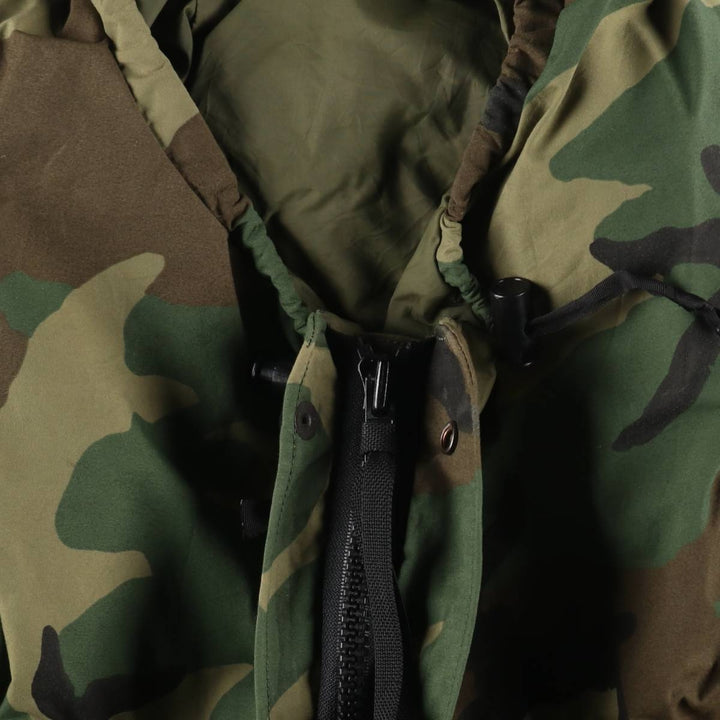 80'S US military genuine camouflage pattern ECWCS 1st GEN early model military Gore-Tex parka made in USA SMALL SHORT men's S equivalent /evb009523