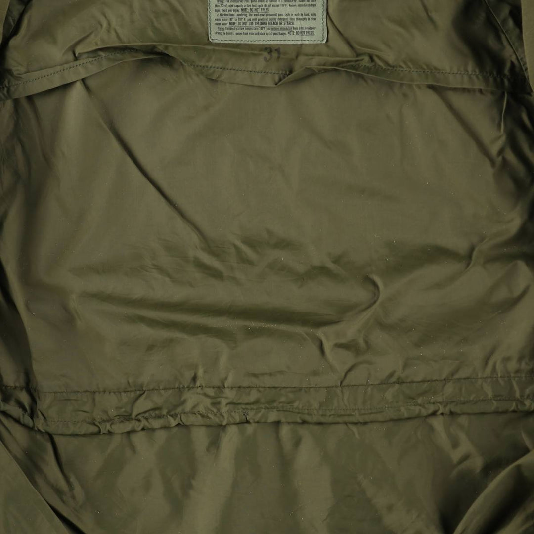 80'S US military genuine camouflage pattern ECWCS 1st GEN early model military Gore-Tex parka made in USA SMALL SHORT men's S equivalent /evb009523