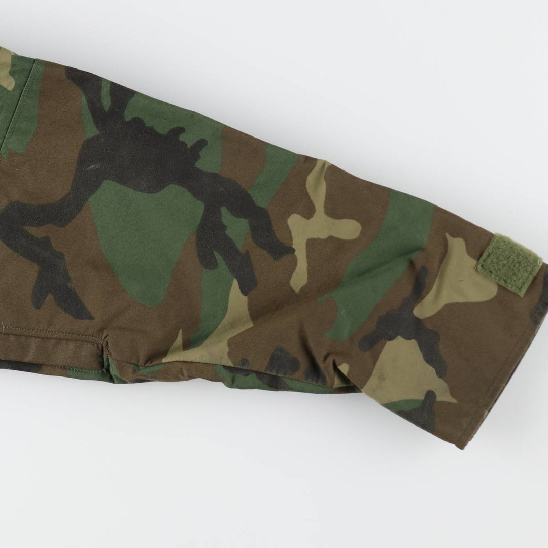 80'S US military genuine camouflage pattern ECWCS 1st GEN early model military Gore-Tex parka made in USA SMALL SHORT men's S equivalent /evb009523