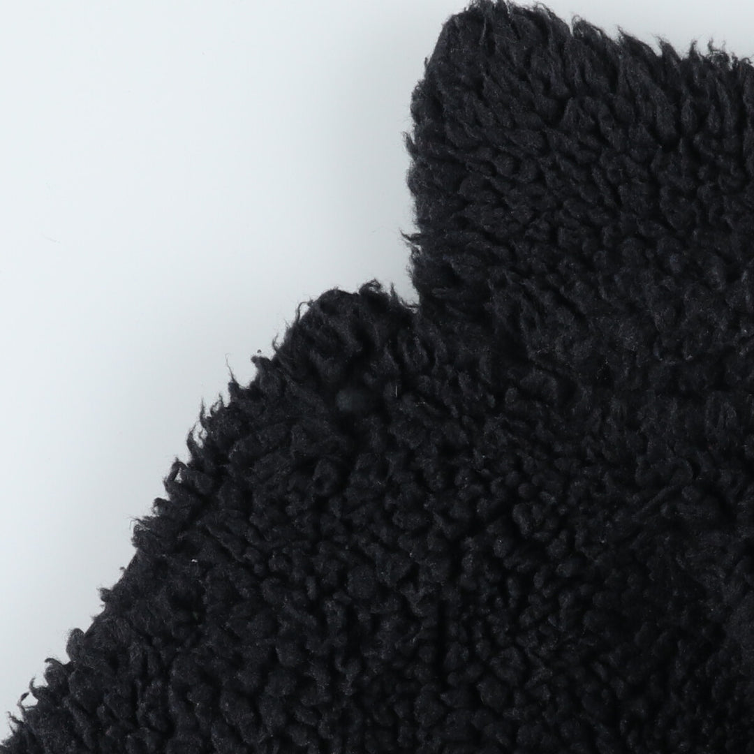 90'S Levi's 75543-0260 Black Denim Boa Jacket Made in Canada Men's XL Vintage /evb009545