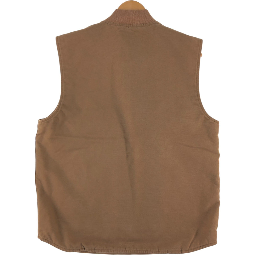 Carhartt Classic Vest Duck Vest Men's XL Size cotton beige type brown Vintage Second Hand