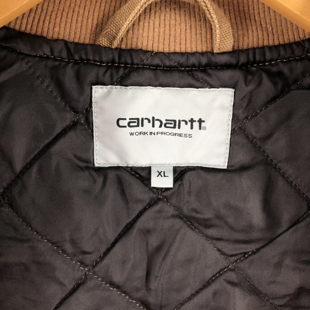 Carhartt Classic Vest Duck Vest Men's XL Size cotton beige type brown Vintage Second Hand