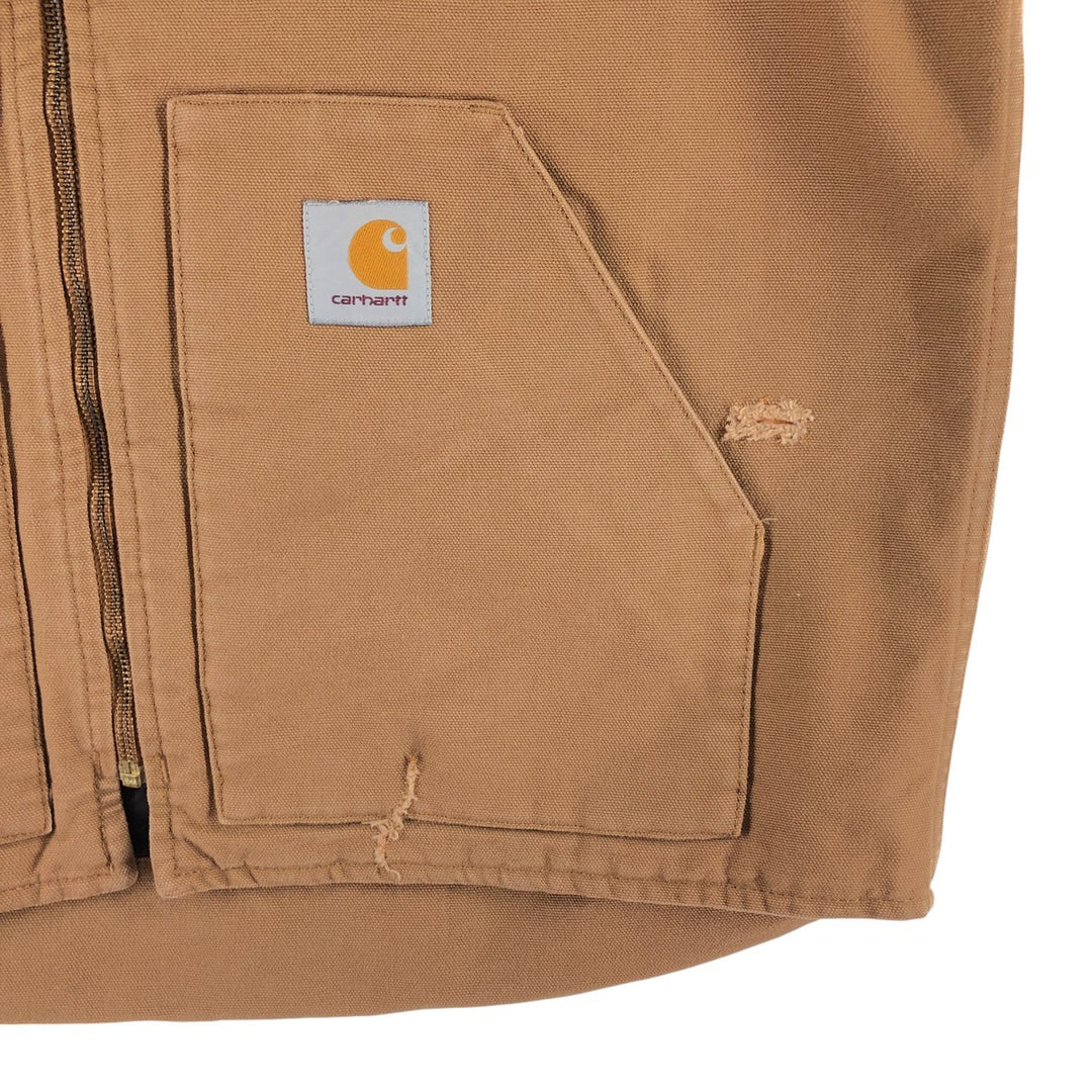 Carhartt Classic Vest Duck Vest Men's XL Size cotton beige type brown Vintage Second Hand