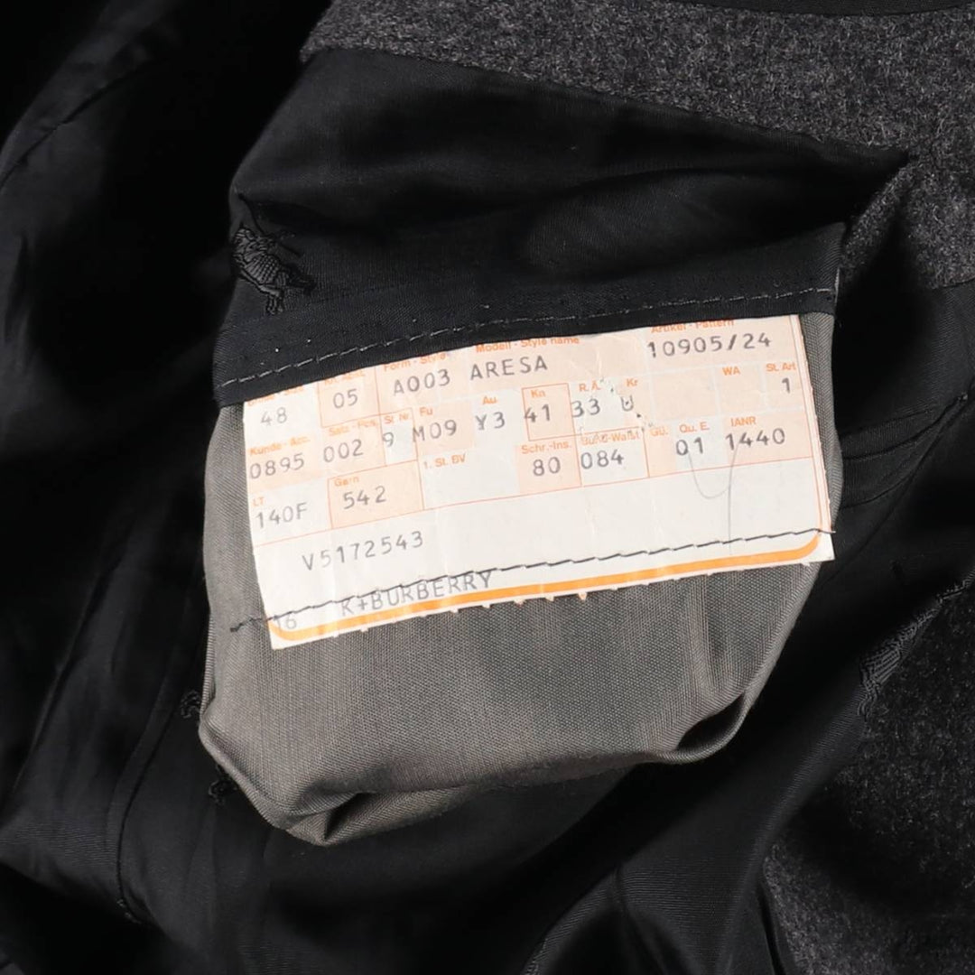 Burberry's wool tailored jacket, men's size M /evb009583