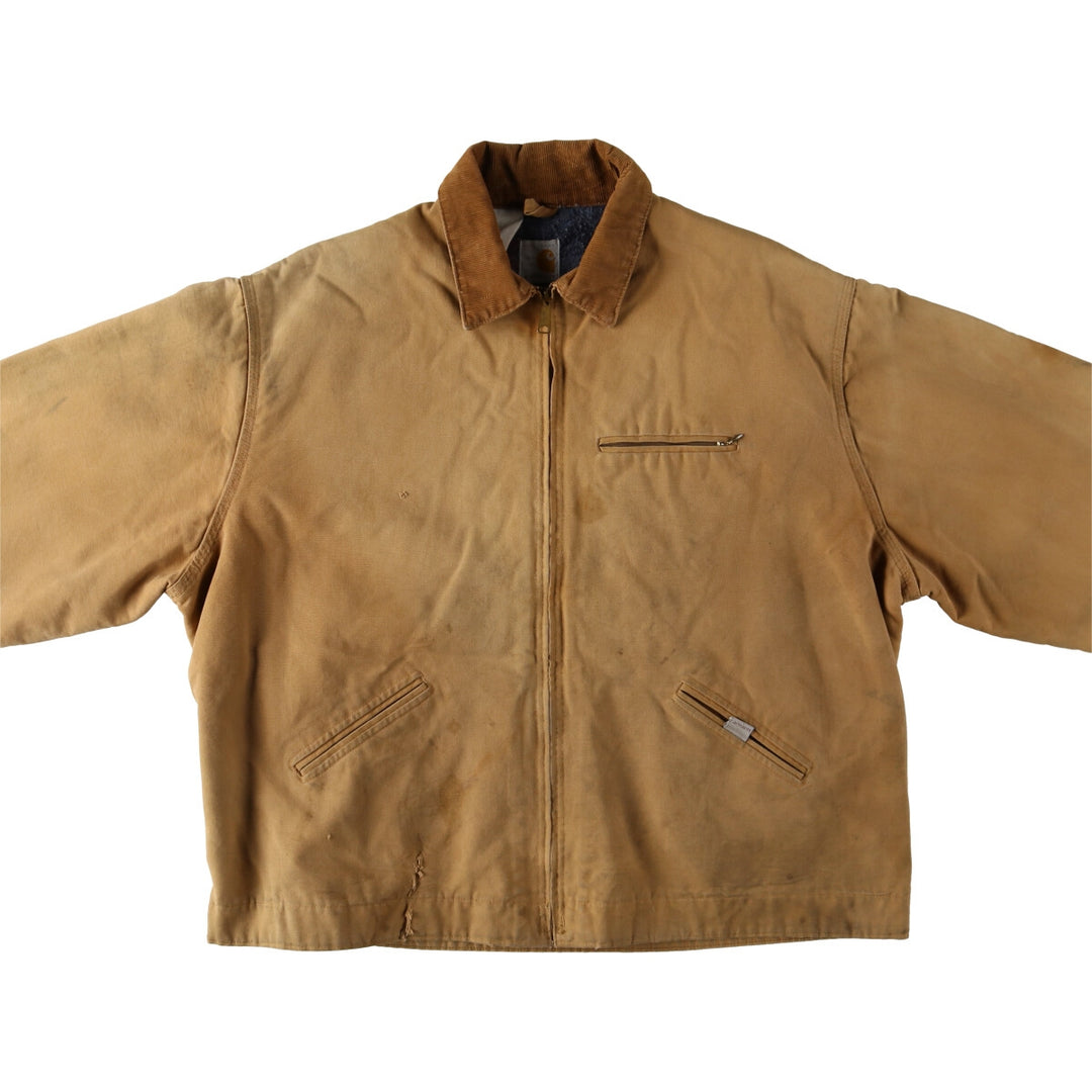 80's Carhartt 100th Anniversary Detroit Jacket Duck Work Jacket Made in USA Men's XXL Vintage /evb009585