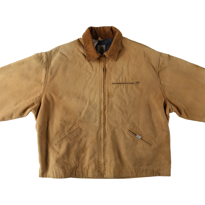 80's Carhartt 100th Anniversary Detroit Jacket Duck Work Jacket Made in USA Men's XXL Vintage /evb009585