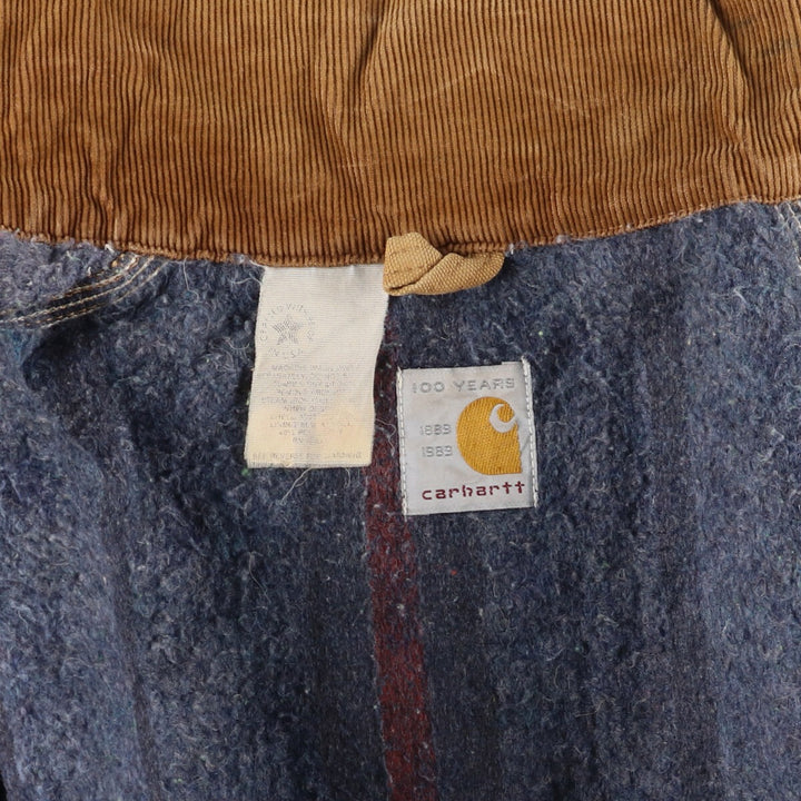 80's Carhartt 100th Anniversary Detroit Jacket Duck Work Jacket Made in USA Men's XXL Vintage /evb009585