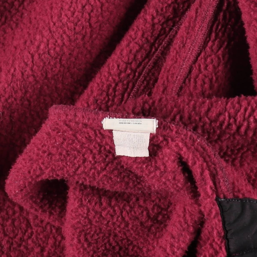 90'S Patagonia Shearling Coat 28202F5 Fleece Jacket Made in Canada Women's M Size Vintage polyester wine-red Vintage Second Hand