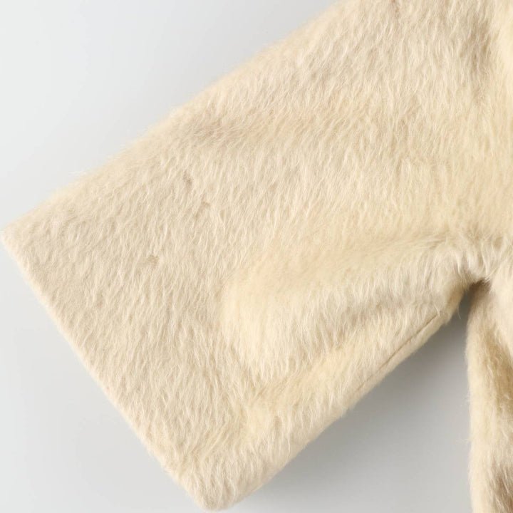 Lilli Ann Shaggy 3/4 Sleeve Long Coat Women's Size L Vintage /evb009605