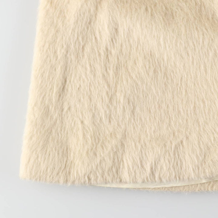 Lilli Ann Shaggy 3/4 Sleeve Long Coat Women's Size L Vintage /evb009605