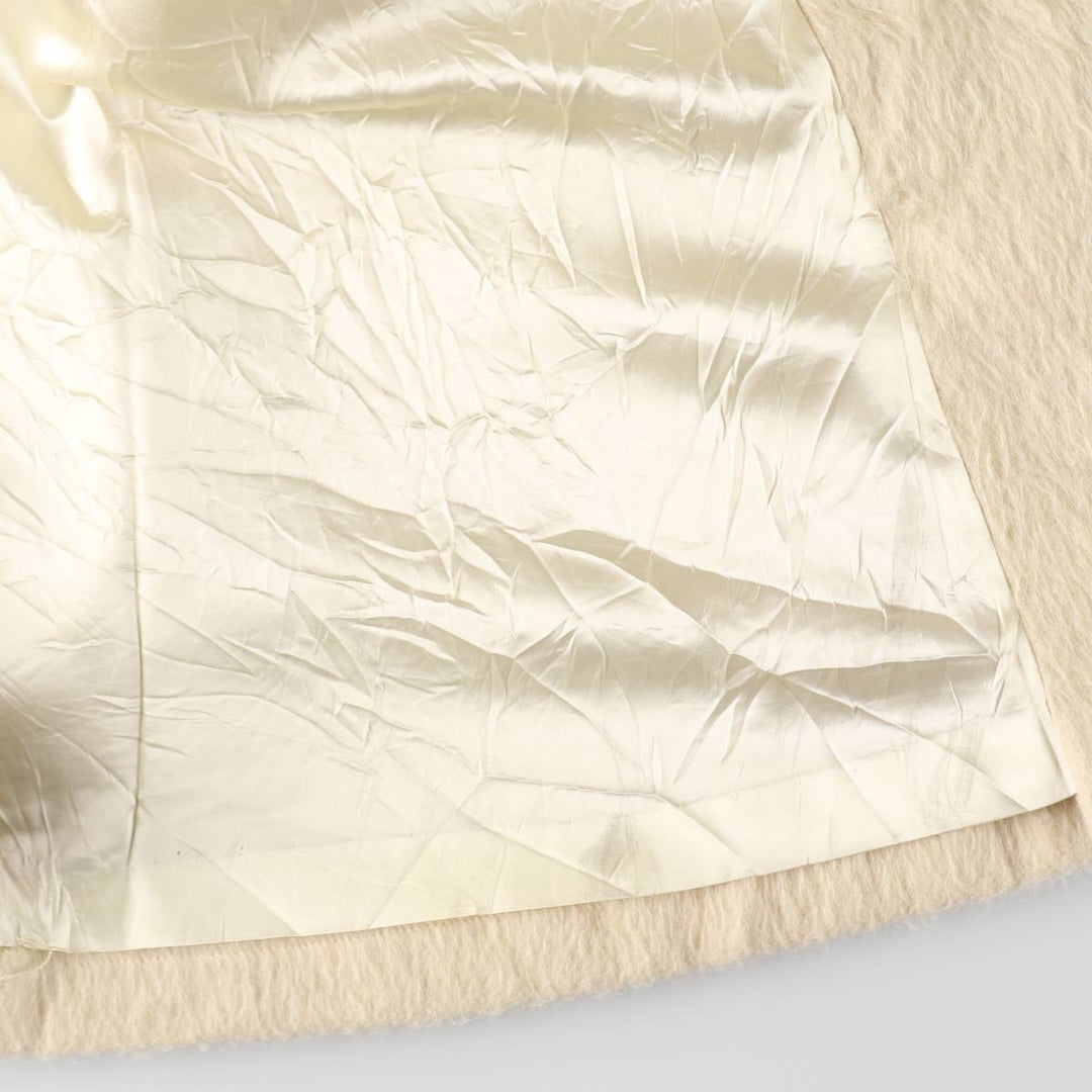 Lilli Ann Shaggy 3/4 Sleeve Long Coat Women's Size L Vintage /evb009605