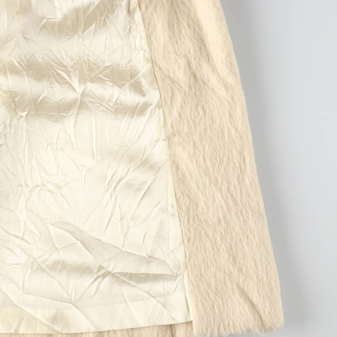 Lilli Ann Shaggy 3/4 Sleeve Long Coat Women's Size L Vintage /evb009605