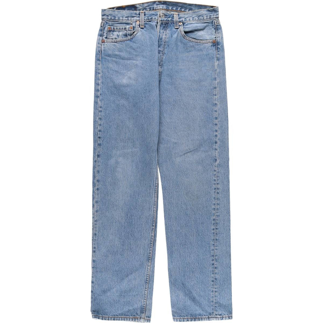 90'S Levi's 501-0193 Straight Denim Pants Made in USA Men's W31 Vintage cotton blue type Vintage Second Hand