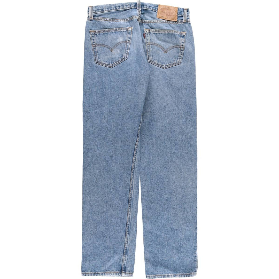 90'S Levi's 501-0193 Straight Denim Pants Made in USA Men's W31 Vintage cotton blue type Vintage Second Hand