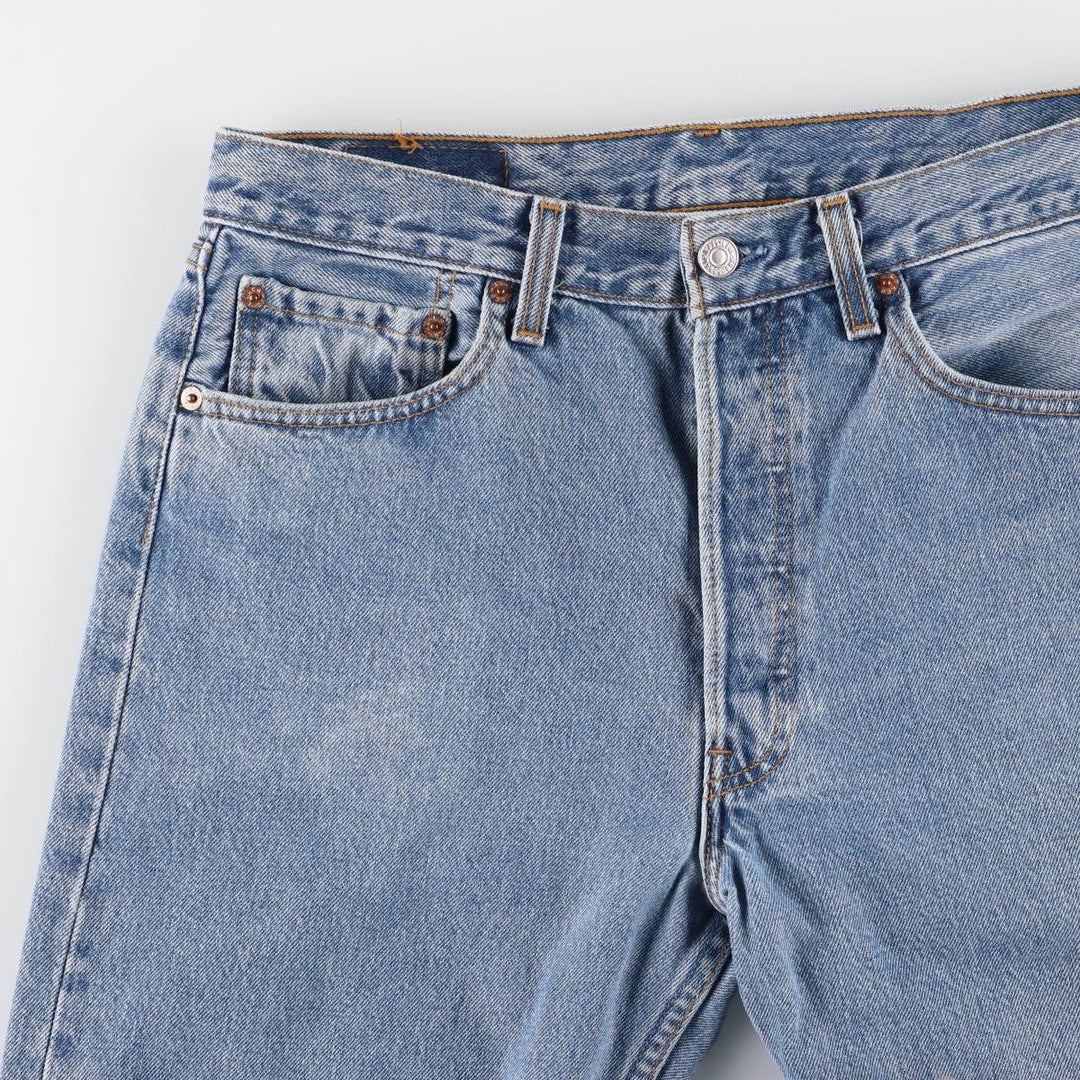 90'S Levi's 501-0193 Straight Denim Pants Made in USA Men's W31 Vintage cotton blue type Vintage Second Hand