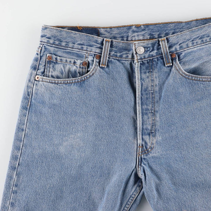 90'S Levi's 501-0193 Straight Denim Pants Made in USA Men's W31 Vintage cotton blue type Vintage Second Hand