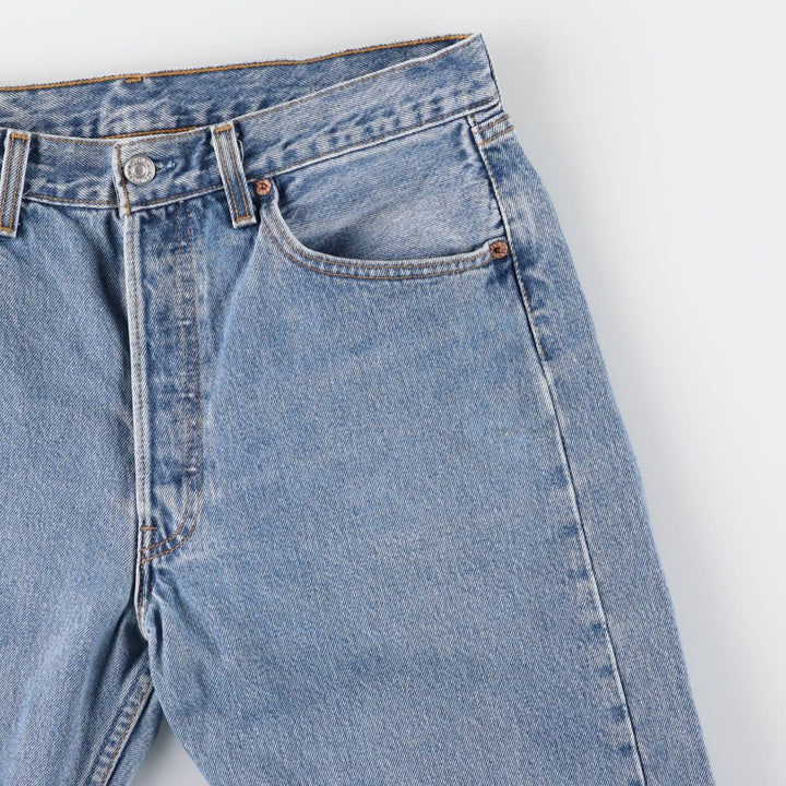 90'S Levi's 501-0193 Straight Denim Pants Made in USA Men's W31 Vintage cotton blue type Vintage Second Hand