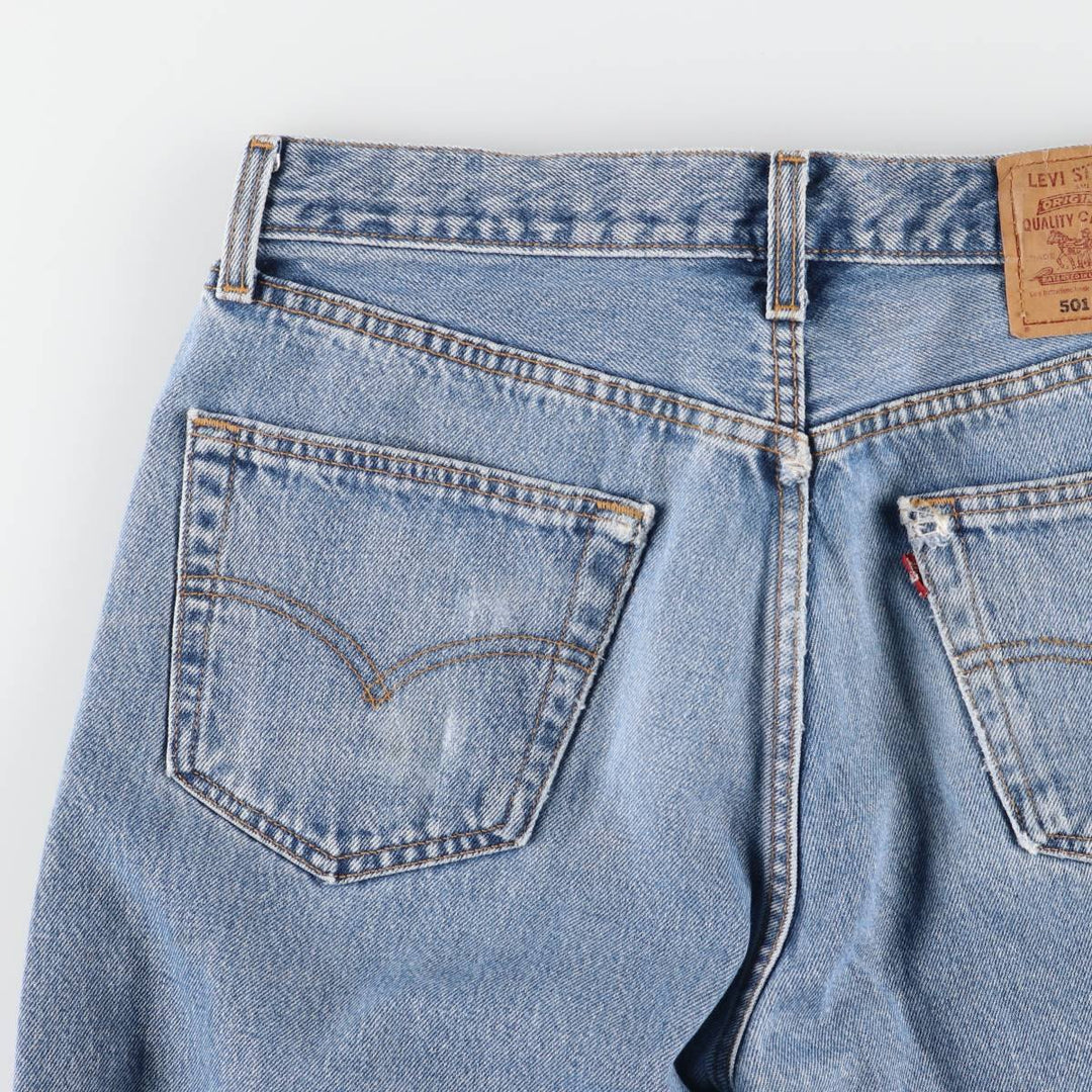 90'S Levi's 501-0193 Straight Denim Pants Made in USA Men's W31 Vintage cotton blue type Vintage Second Hand