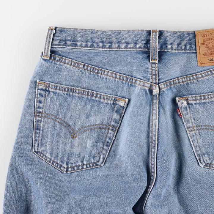 90'S Levi's 501-0193 Straight Denim Pants Made in USA Men's W31 Vintage cotton blue type Vintage Second Hand