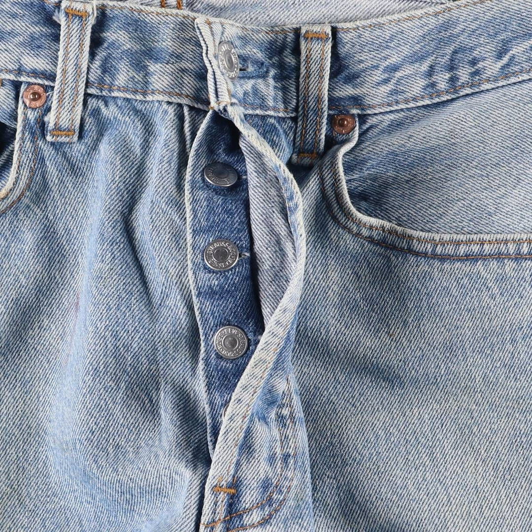 90'S Levi's 501-0114 Straight Denim Pants Made in USA Men's W31 Vintage cotton Blue type light blue Vintage Second Hand