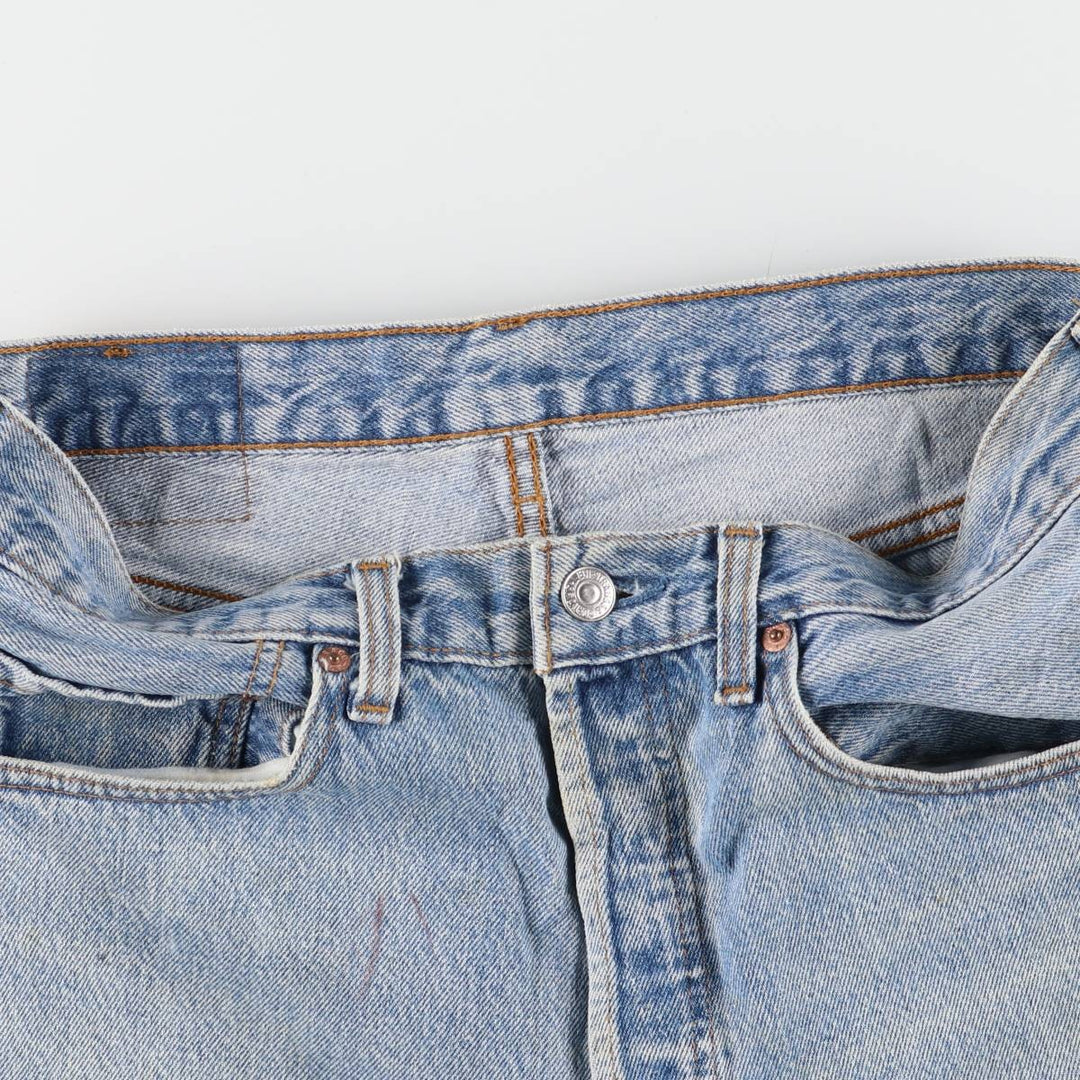 90'S Levi's 501-0114 Straight Denim Pants Made in USA Men's W31 Vintage cotton Blue type light blue Vintage Second Hand