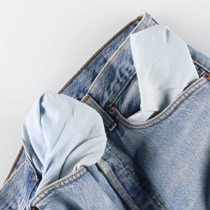 90'S Levi's 501-0114 Straight Denim Pants Made in USA Men's W31 Vintage cotton Blue type light blue Vintage Second Hand