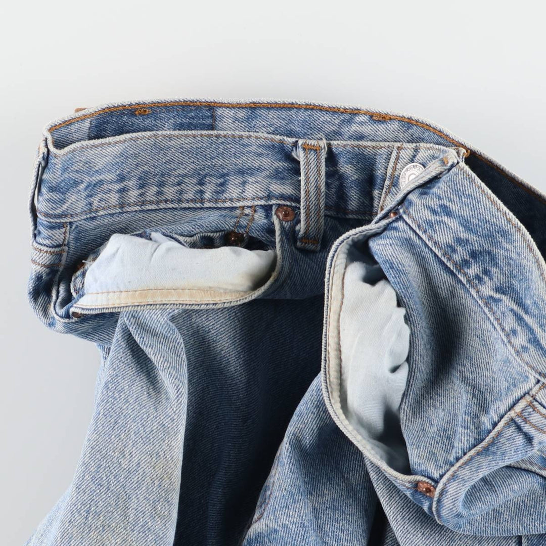 90'S Levi's 501-0114 Straight Denim Pants Made in USA Men's W31 Vintage cotton Blue type light blue Vintage Second Hand