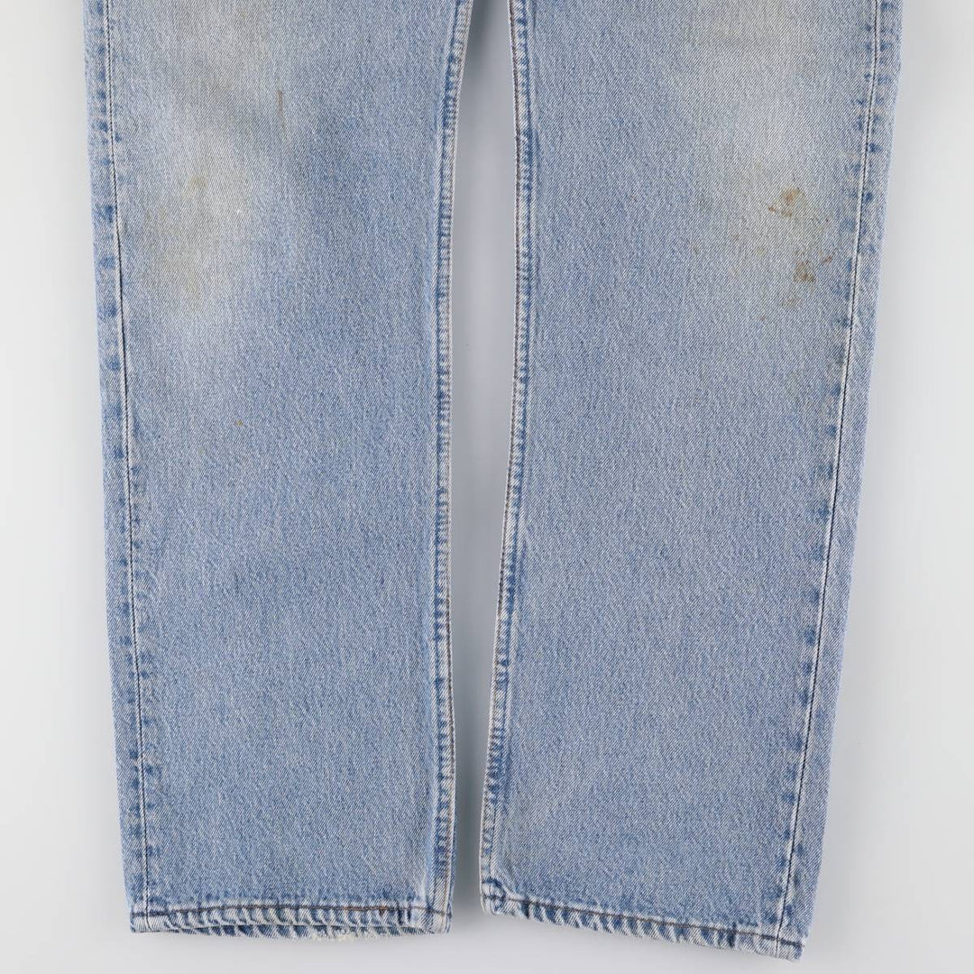 90'S Levi's 501-0114 Straight Denim Pants Made in USA Men's W31 Vintage cotton Blue type light blue Vintage Second Hand