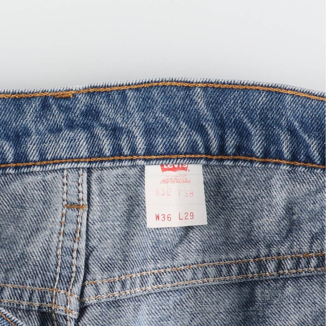 90'S Levi's 20517-0217 Orange Tab Bootcut Denim Pants Made in USA Men's W35 Vintage cotton blue type Vintage Second Hand