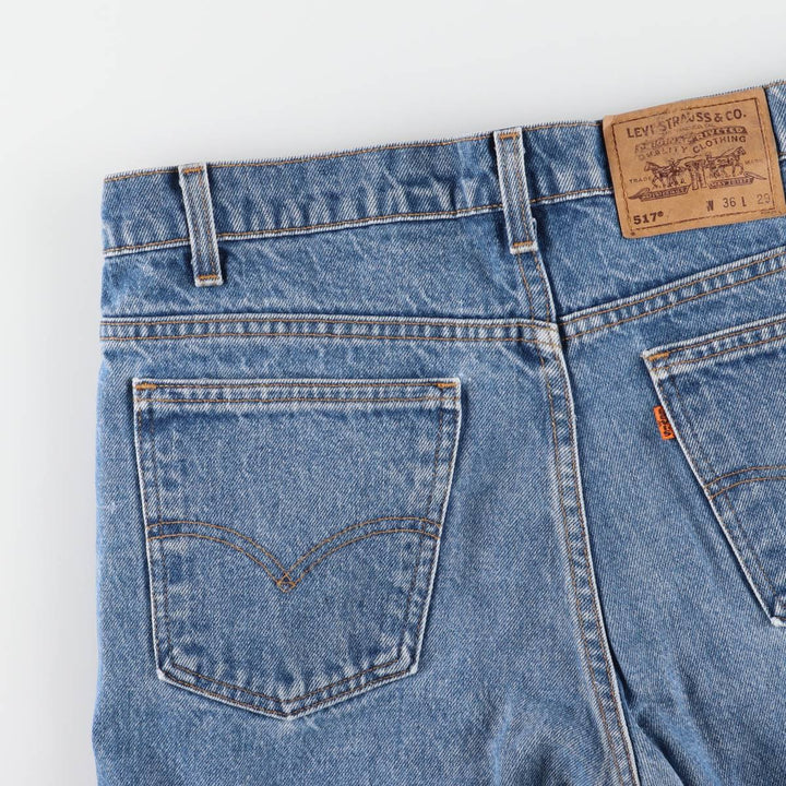 90'S Levi's 20517-0217 Orange Tab Bootcut Denim Pants Made in USA Men's W35 Vintage cotton blue type Vintage Second Hand