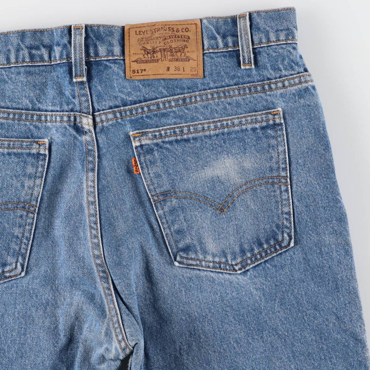 90'S Levi's 20517-0217 Orange Tab Bootcut Denim Pants Made in USA Men's W35 Vintage cotton blue type Vintage Second Hand