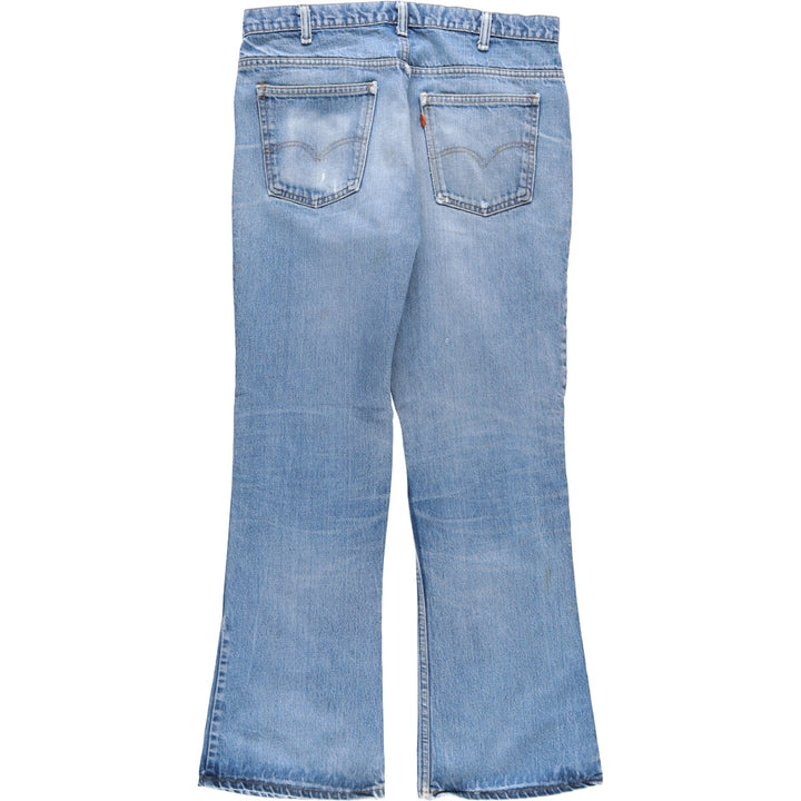 80'S Levi's 646-0217 Bell-bottom denim pants made in USA, men's w35 equivalent, vintage /evb009711