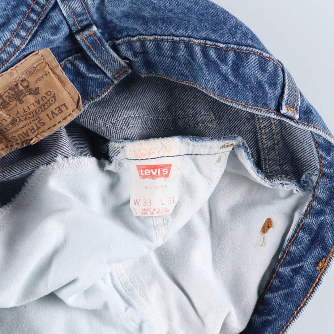 80's Levi's 40517-0215 Bootcut Denim Pants Made in USA Men's W32 Vintage /evb009714