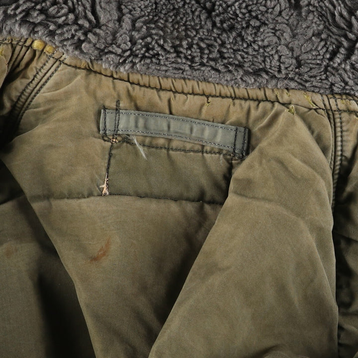 N-3B Military Flight Jacket, Men's Size L unclear Khaki type sage green Vintage Second Hand