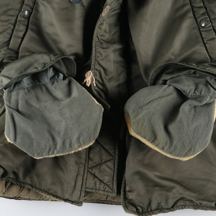 N-3B Military Flight Jacket, Men's Size L unclear Khaki type sage green Vintage Second Hand