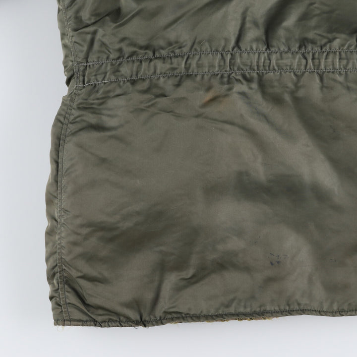 N-3B Military Flight Jacket, Men's Size L unclear Khaki type sage green Vintage Second Hand