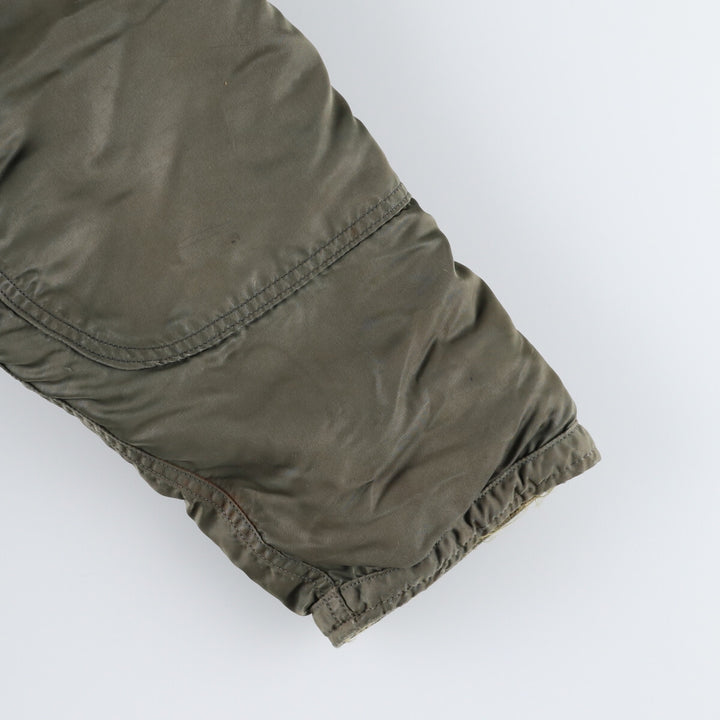 N-3B Military Flight Jacket, Men's Size L unclear Khaki type sage green Vintage Second Hand