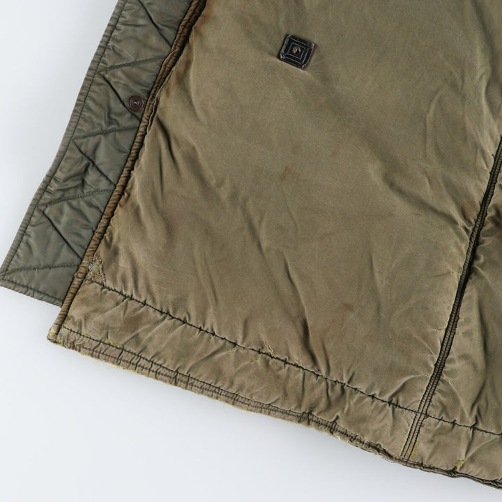 N-3B Military Flight Jacket, Men's Size L unclear Khaki type sage green Vintage Second Hand