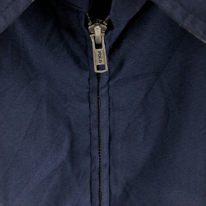 Ralph Lauren POLO by Ralph Lauren Swing Top Sports Jacket Men's L size cotton navy blue type Vintage Second Hand