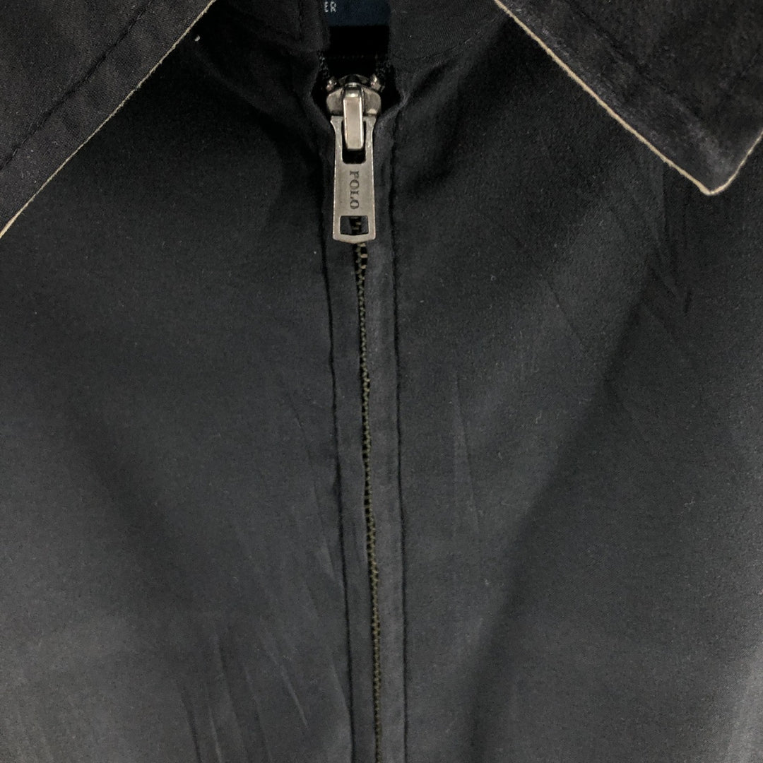Ralph Lauren POLO by Ralph Lauren Swing Top Sports Jacket Men's XXL cotton black type Vintage Second Hand